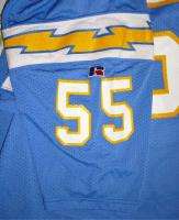 JUNIOR SEAU Vintage FOOTBALL JERSEY 90s San Diego CHARGERS Russell 