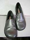 Two Lips SHOES DARK SILVER slip on Womens sz 9.5M Loafer style 