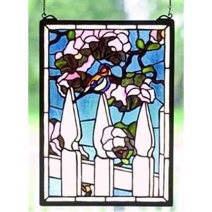  Meyda Tiffany 48001 Picket Fence Stained Glass WindowÂ 