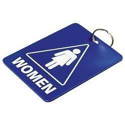 Restroom Key Tag, Womens  