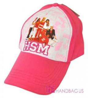 HSM HIGH SCHOOL MUSICAL KIDS BASEBALL CAP GIRLS HAT COTTON PINK ~ONE 