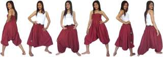 harem genie yoga pants aladdin hippie baggy jumpsuit  