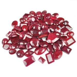   .00 Red Ruby Mixed Shape Loose Gemstone Lot Aura Gemstones Jewelry