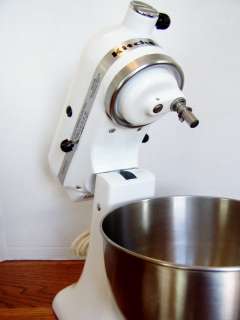 KITCHENAID 4.5 Qt White STAND MIXER K45SS AWESOME CONDITION Complete 