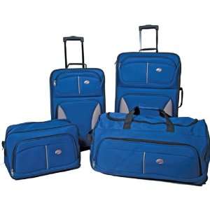  NEW Blue Fieldbrook 4 Piece Travel Case Set   42201 1217 