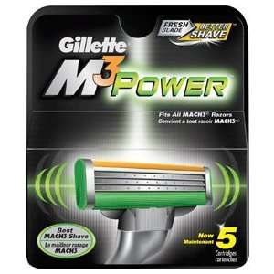  M3 Power Gillette Replacement Cartridges, (2 Pack) 10 