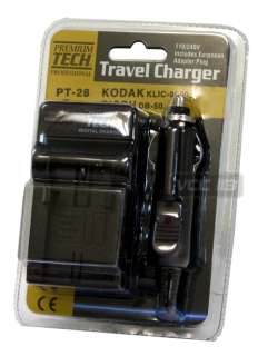 Battery Charger for KODAK KLIC 8000 Z1015 Z1085 Z712 IS  