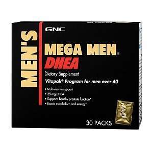  GNC Mega Men DHEA Vitapak   30 Packets Health & Personal 