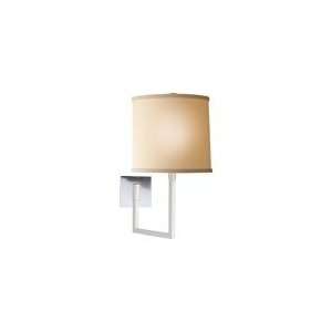 Barbara Barry Large Aspect Articulating Sconce in Soft Silver with 