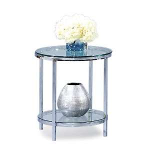 Bassett Mirror Company Patinoire Round End Table   T1792 220