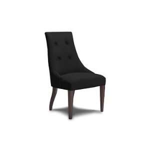  Williams Sonoma Home Baxter Chair, Leather, Black Kitchen 