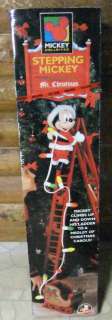   Stepping Mickey Mouse Mr. Christmas  Ladder Lights Disney  