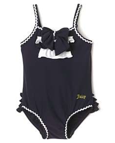 Juicy Couture Infant Girls Ruffled Swim Suit   Sizes 3 24 Months
