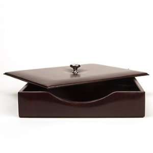  Bosca Monogrammed Leather Tray with Lid   Frontgate 