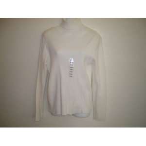 Charter Club White Sweater Size Large Retail $40
