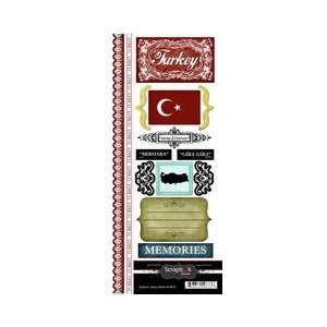  Scrapbook Customs   World Collection   Turkey   Cardstock 