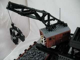 Lego Custom Town Train Coal Loader INSTRUCTIONS ONLY  