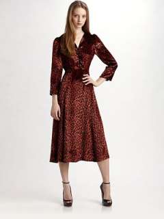 Marc by Marc Jacobs   Sphinx Spotted Velvet Dress    