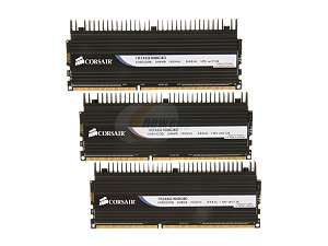    CORSAIR DOMINATOR 6GB (3 x 2GB) 240 Pin DDR3 SDRAM DDR3 