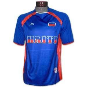 HAITI NATIONAL TEAM Soccer Jersey Size Large  Sports 