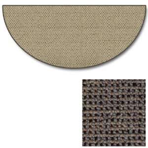   woods   GOW Cabin Fever Half Round Hearth Rug   Stone