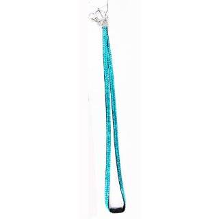 Teal Sequin Stud Breakaway Lanyard   ID Holder   Keychain