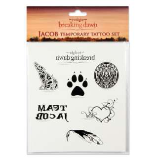 Breaking Dawn   Temporary Tattoos   Jacob Set.Opens in a new window