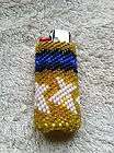 Native American Bead Work   Peyote Stitch Beaded Lighter Cover