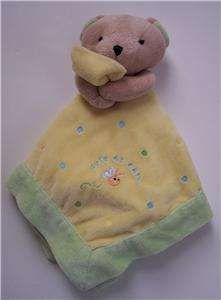 Carters JOY CUTE AS CAN BEE Security Blanket LOVEY EXC  