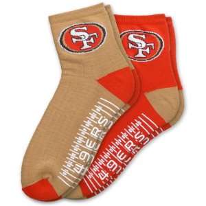  For Bare Feet San Francisco 49ers Mens Slipper Socks 