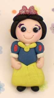 Princess Snow White Charm Figure ~Polymer Clay Bead  
