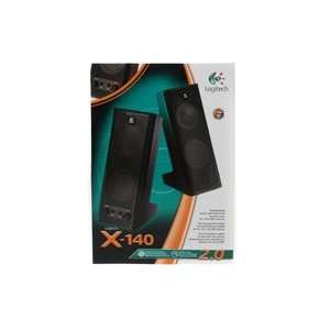 Logitech X 140   PC multimedia speakers   5 Watt (total Enlarged 