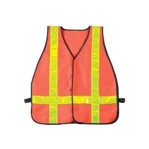  9524 High Visibility Oxford Orange Safety Vest Sports 