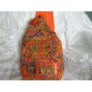  Fabric Backpack Shoulder Bag Tote or Purse Multi color 