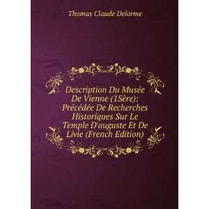   Et De Livie (French Edition) Thomas Claude Delorme  Books