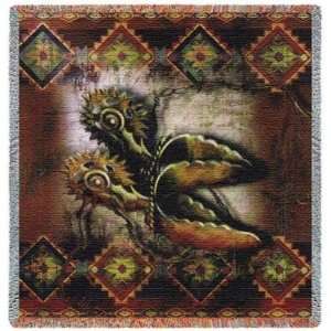  Cowboy Spurs Western Throw Blanket