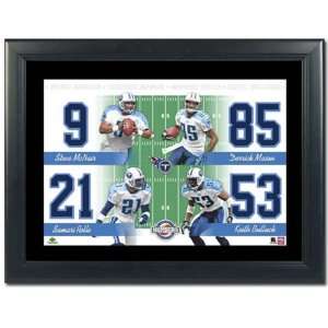  Tennessee Titans Team Unsigned Jersey Numbers Piece 