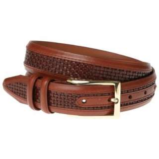 Allen Edmonds Mens Woven Inlay Belt   designer shoes, handbags 