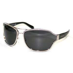  Persol Sunglasses PR61HS Silver/ Gloss Black Sports 