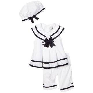 Rare Editions Baby Girls Infant Nautical Capri Set With Hat by Rare 