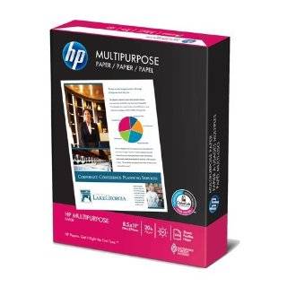 HP Multipurpose Copy/Laser/Inkjet Paper, 96 Brightness, 20 lb, Letter 