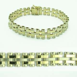 00 ct Blue Diamond Mens Bracelet, 14k white gold  