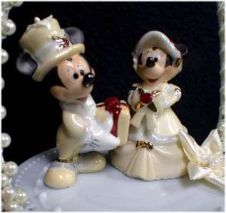 MICKEY MINNIE MOUSE DISNEY Wedding Cake Topper Winter  
