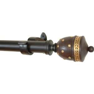   Curtain Rod / Drapery Rod 18 Inch 48 Inch Mughal