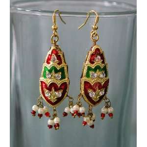  Anniversary Gift Lakh Jewelry Earrings Indian Costume 