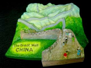 Wonders of the World The Great Wall China 3D Magnet  