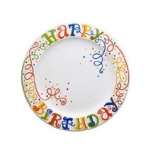  Waechtersbach Happy Birthday Plate w/ Pen Gift Platter 