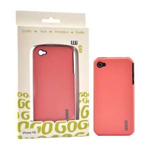  WiGO FOMO Solid Pink over Black Case for the iPhone 4G 