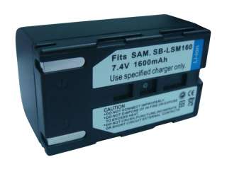 NEW Li Ion Battery Pack for SAMSUNG SB LSM160 SB LSM80  