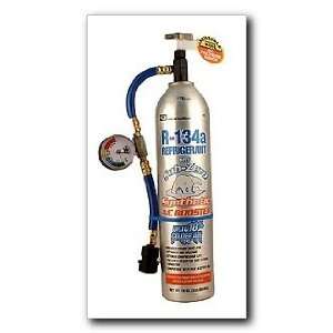 R134a with SubZero Synthetic A/C Booster, Reusable Recharge Hose and 